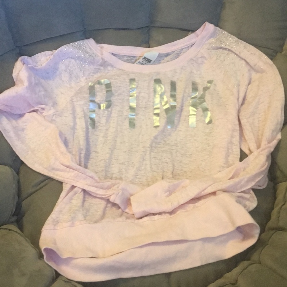 👚Pink Silver Stud T-Shirt👚